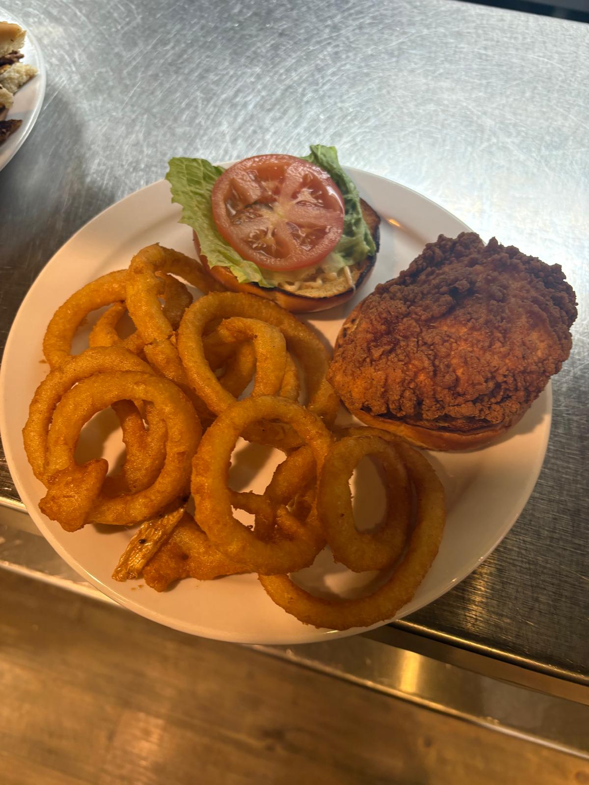 Fried chicken sandwich