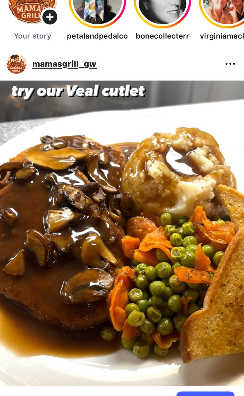 Veal cutlet